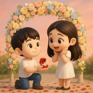 Chibi Proposal Scene