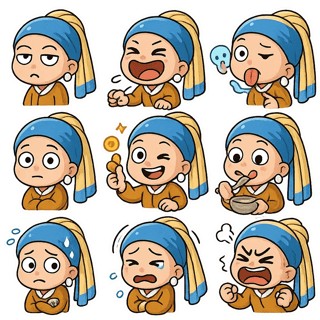 Chibi Character Sticker Pack