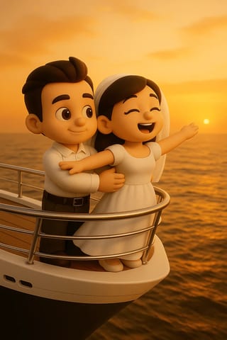 Titanic Pose Recreation