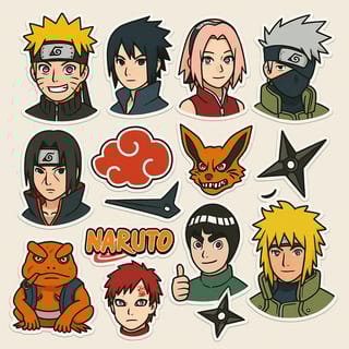 Anime Sticker Collection