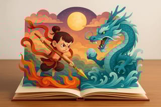 Folding Paper Sculpture Pop-Up Book