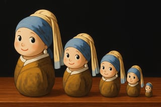 Chibi Russian Nesting Dolls