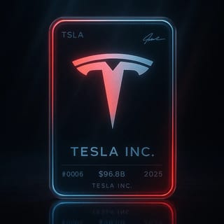 Futuristic Logo Trading Card