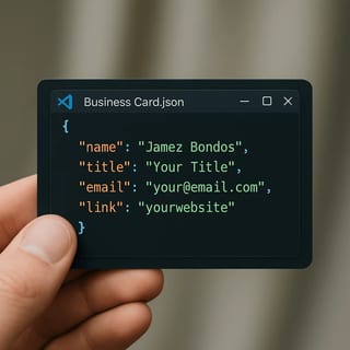 Code-Style Business Card