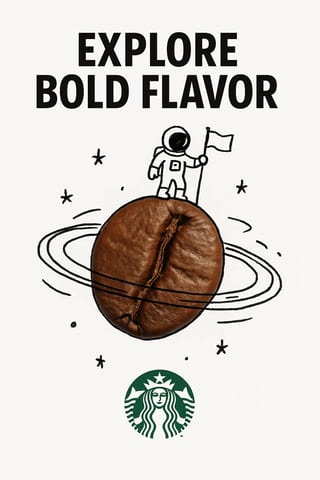 Real Object with Hand-Drawn Doodle Creative Ad