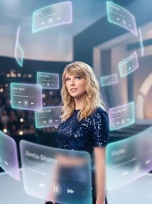 Drake with Orbiting Glass Music Interfaces