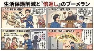 Four-Panel Manga: Boomerang of Double Repayment