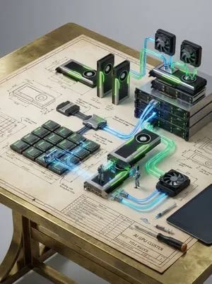 Technical Blueprint of an AI GPU Cluster