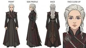 Ghibli x Game of Thrones Character Prompts