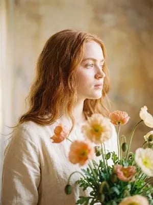 Soft Artistic Portrait with Flowers Prompt for Nano Banana 2