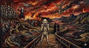 Mozart's Dies Irae in Munch's Scream Style