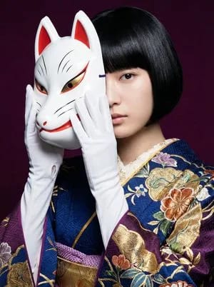 Japanese Style White Fox Goddess for JoyPix Brand