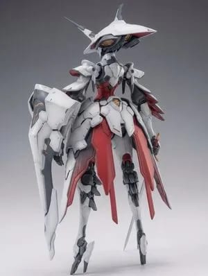 Full Armor Mecha Girl model kit concept prompt