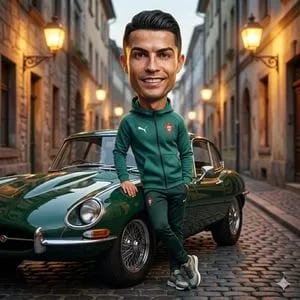 3D Cartoon Caricature with Identity Preservation