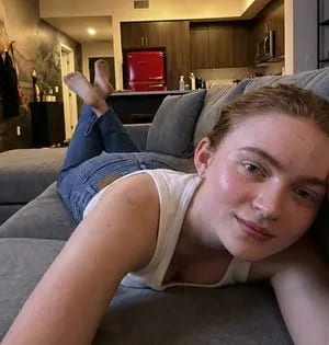 Sadie Sink Photoshoot in a Modern Apartment