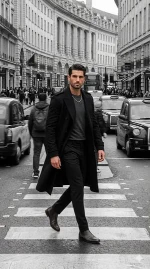 Hyper-realistic Cinematic Street Portrait