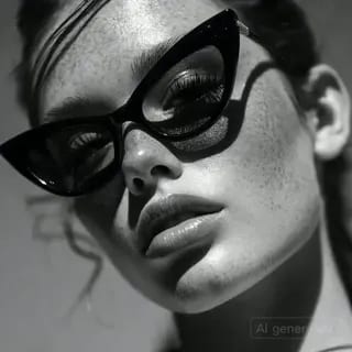 Fashion Montage Focusing on Glasses