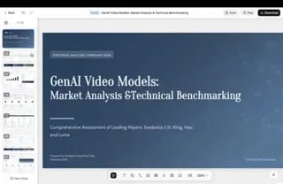 麦肯锡风格咨询演示幻灯片提示 (LLM)