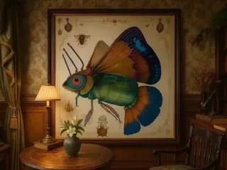 奇幻故事提示：蝴蝶仙子变身