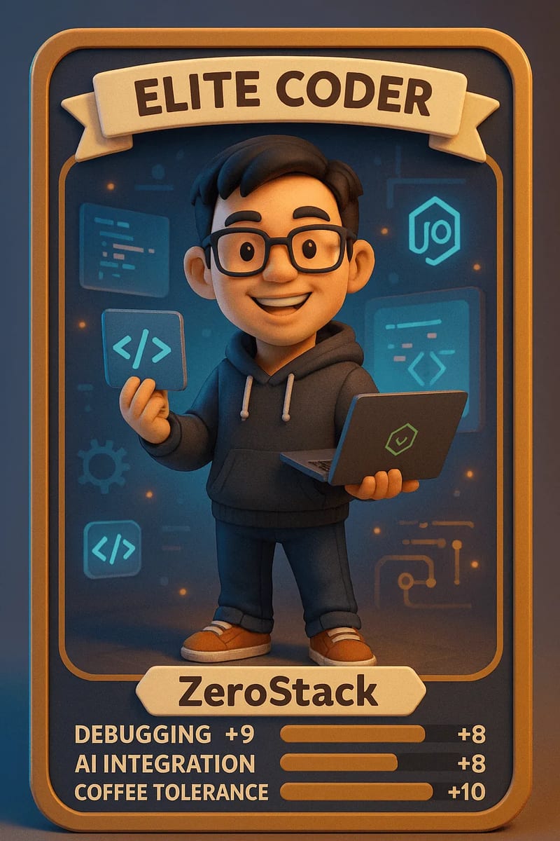 RPG-Style Character Card