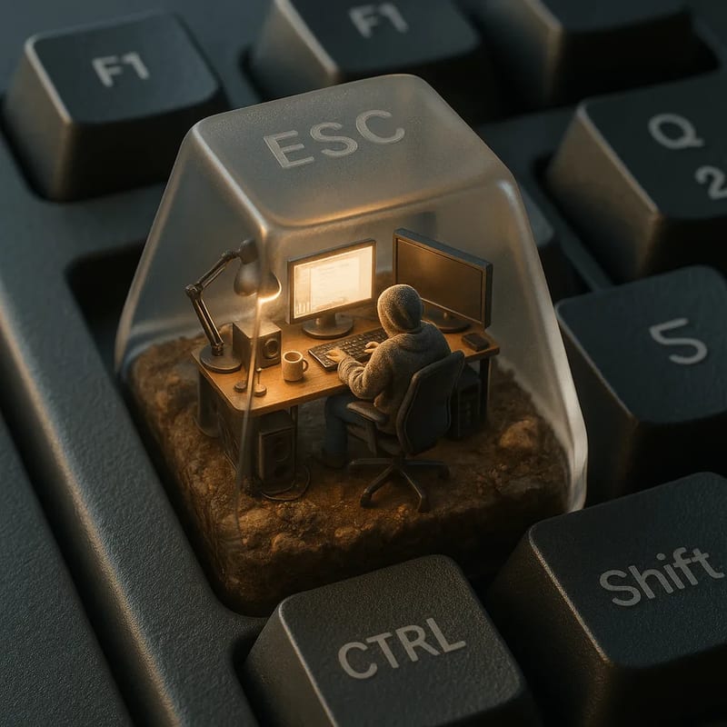 Keyboard ESC Keycap Miniature Model