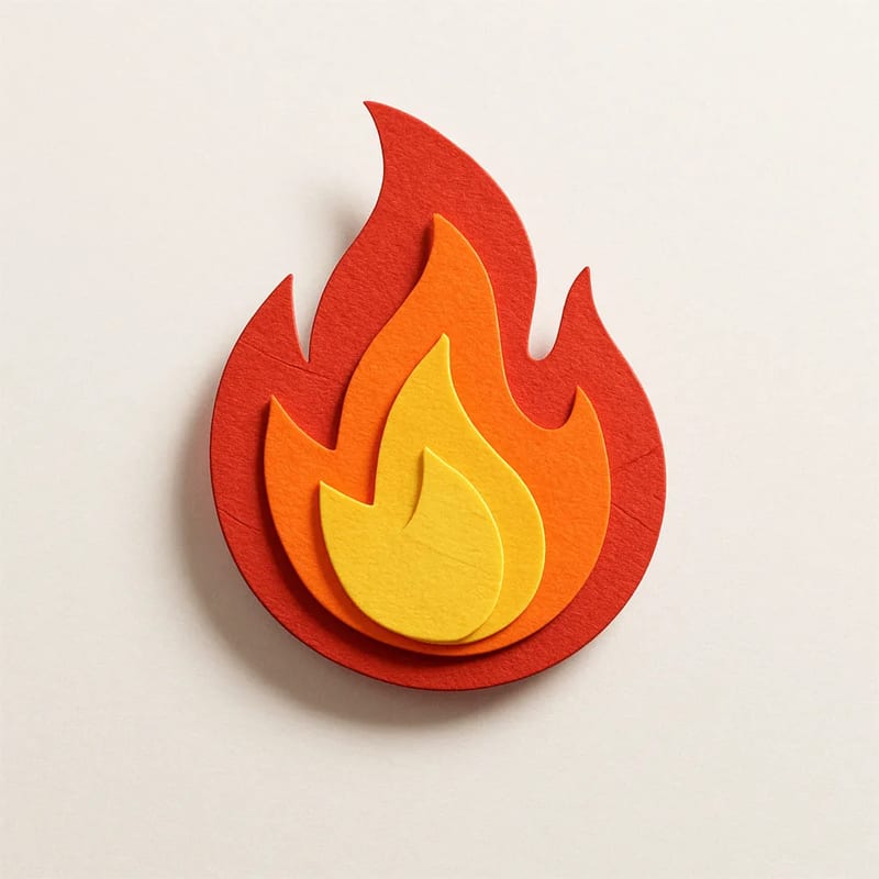 Paper Craft Style Emoji Icon