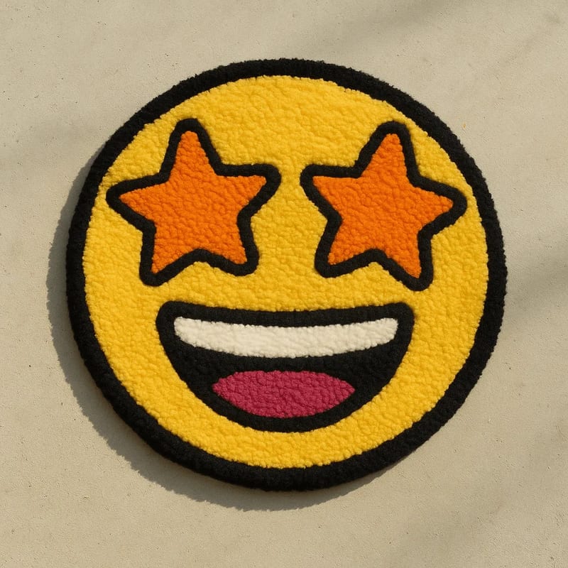 Emoji Tufted Rug