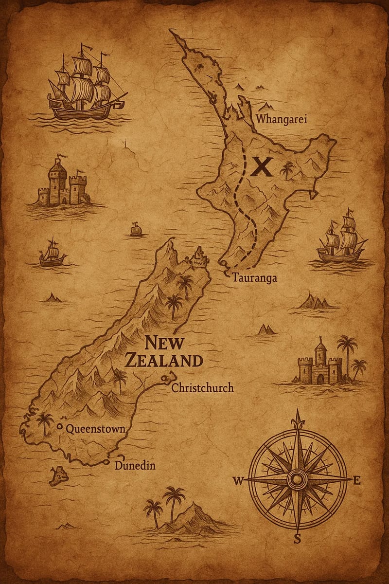 Google Maps to Ancient Treasure Map