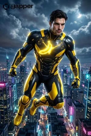 Futuristic Nano Banana Superhero Transformation Prompt