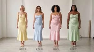 Realistic Size Range Fashion Lineup