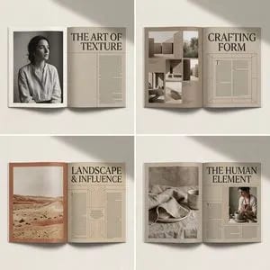 Editorial Magazine Spread Concept Prompt