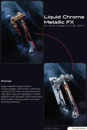 Liquid Chrome Metallic FX Prompt