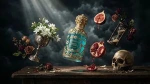 Surreal Baroque Perfume Ad Prompt