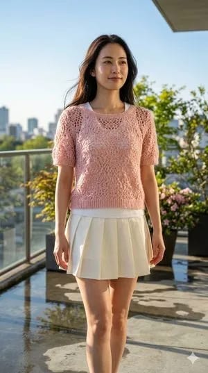 Daikan-yama Morning Scene with Layered Textures