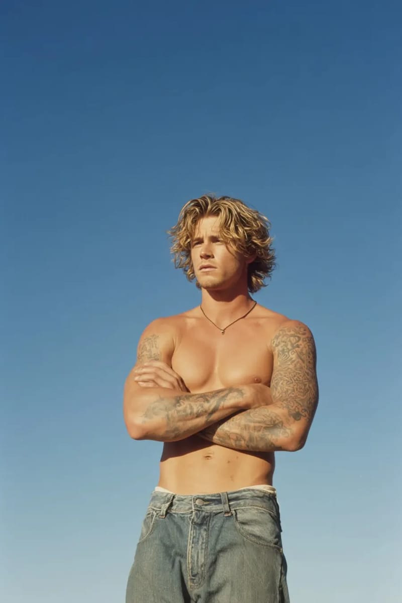 Outfit before AI clothes change