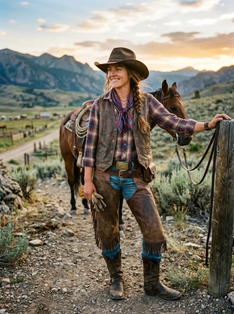 Before: portrait without cowboy hat