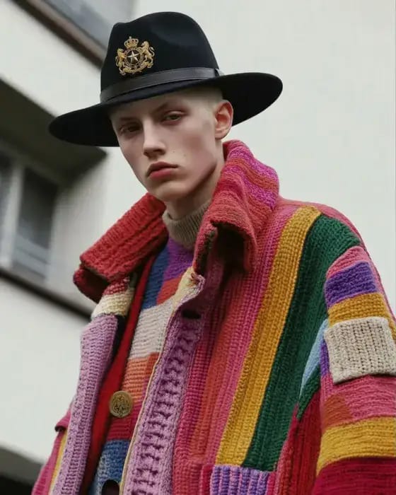 AI hat try-on after result demonstrating hat fitting