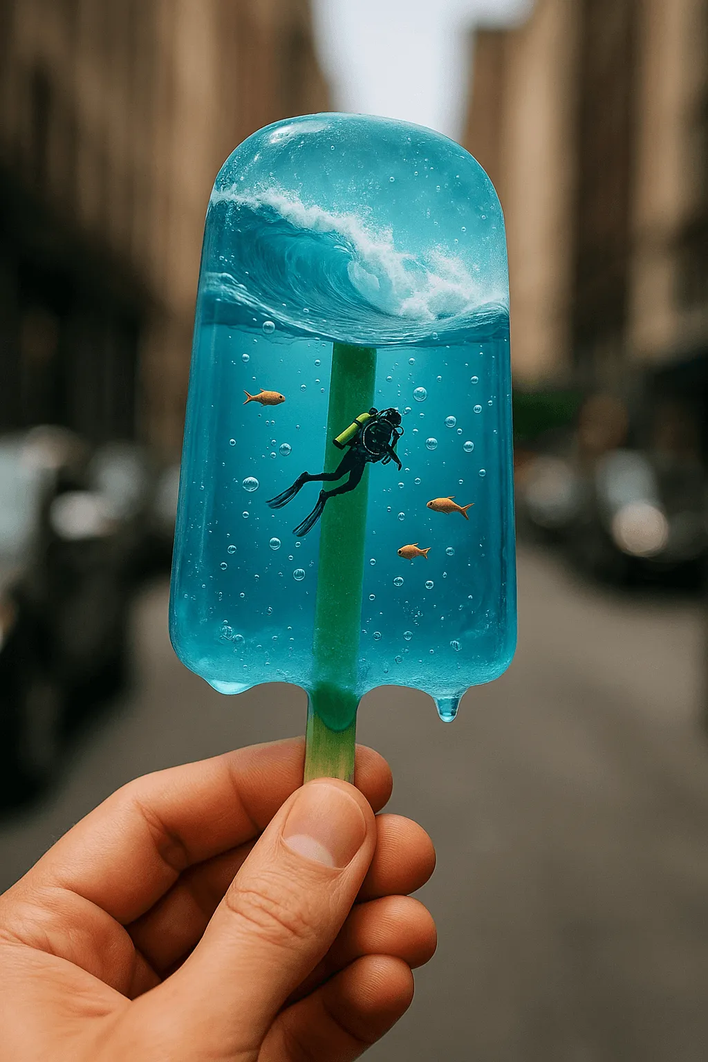 Fantasy Underwater Scene Popsicle