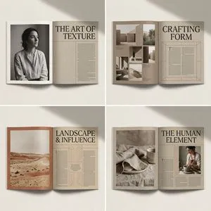 Editorial Magazine Spread Concept Prompt