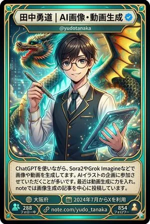 Character Card Generation from Profile Image