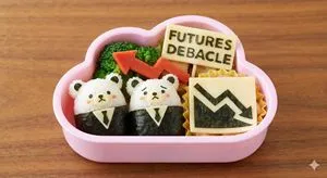 Kawaii Bento Inspired by Futures Trading Debacle