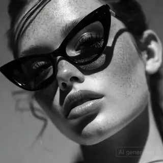 Fashion Montage Focusing on Glasses