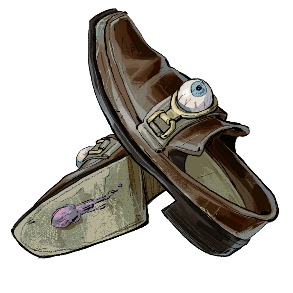 White-Of-The-Eye Loafers